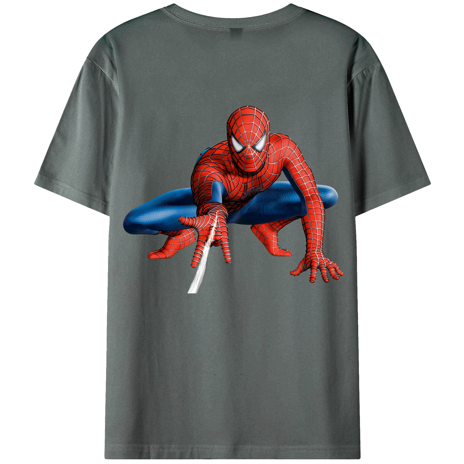 （画像用） アベンジャーズ The Avengers 綿100％ メンズ半袖Tシャツ（バックプリント） 通気性